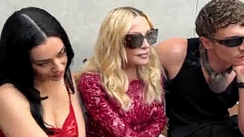Madonna, Connor Storrie e Charli XCX em Paris