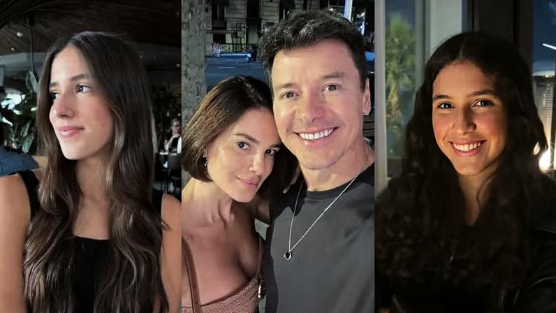 Vera Viel celebra aniversários das filhas com Rodrigo Faro