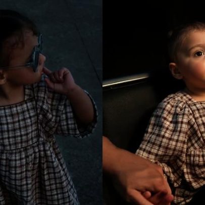Amanda Kimberlly mostra Helena, filha de Neymar Jr., em parque com look fashion