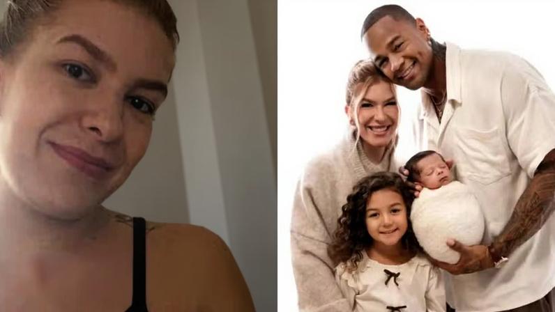 Lore Improta celebra primeiro mês do filho, Levi, e desabafa sobre amamentação — Foto: Reprodução/Instagram
