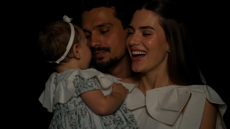 Jade Magalhães mostra filha com Luan Santana fazendo artes e decoração para o mundial — Foto: Reprodução/Instagram
