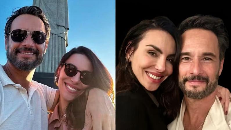 Mel Fronckowiak faz declaração apaixonada para Rodrigo Santoro — Foto: Reprodução/Instagram