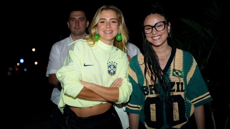 Os looks das famosas para torcer pelo Brasil no jogo contra a Escócia na Copa do Mundo — Foto: Reprodução/Instagram