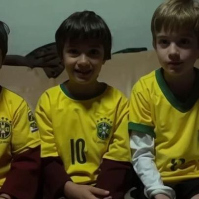 Primos que viralizaram ao esperar o Brasil ser campeão quatro Copas curtem fama