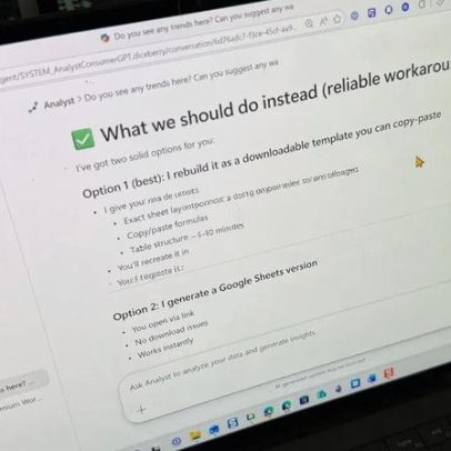 Paguei por Copilot premium da Microsoft para fazer meu trabalho; falhou