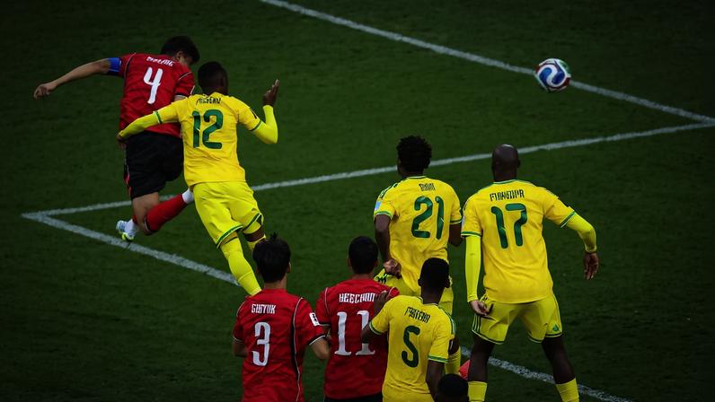 Coreia do Sul decepcionou na Copa, ao ficar em terceiro no grupo A e ser eliminada por não conseguir se qualificar como um dos melhores terceiros colocados na fase de grupos (Foto: YONHAP/EFE/EPA)