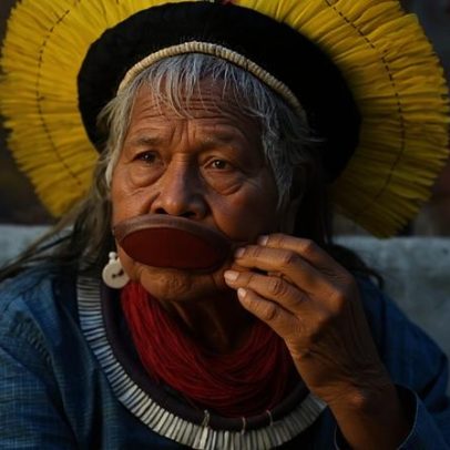 Cacique Raoni permanece internado em estado grave na UTI