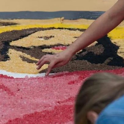 Dolomita, o material usado nos tapetes de Corpus Christi