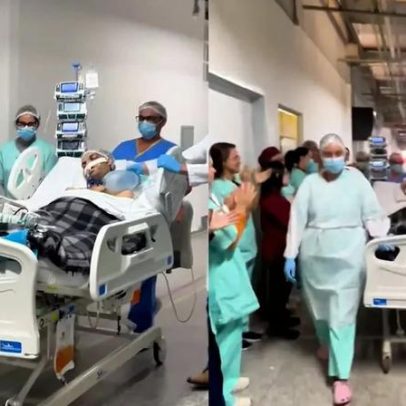 Hospital em MG faz corredor de aplausos para jovem doador de órgãos