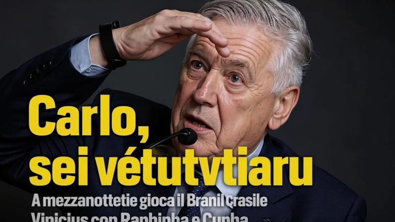 Itália fora da Copa do Mundo faz jornal italiano torcer pelo Brasil: ‘Carlo, você representa todos nós’
