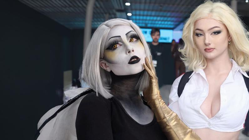 Three cosplayers from MCM Comic Con London.