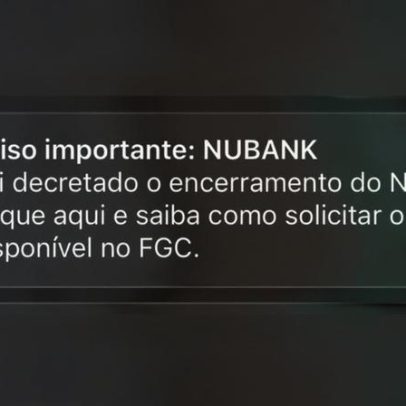 Nubank admite falha bizarra em mensagem sobre liquidação