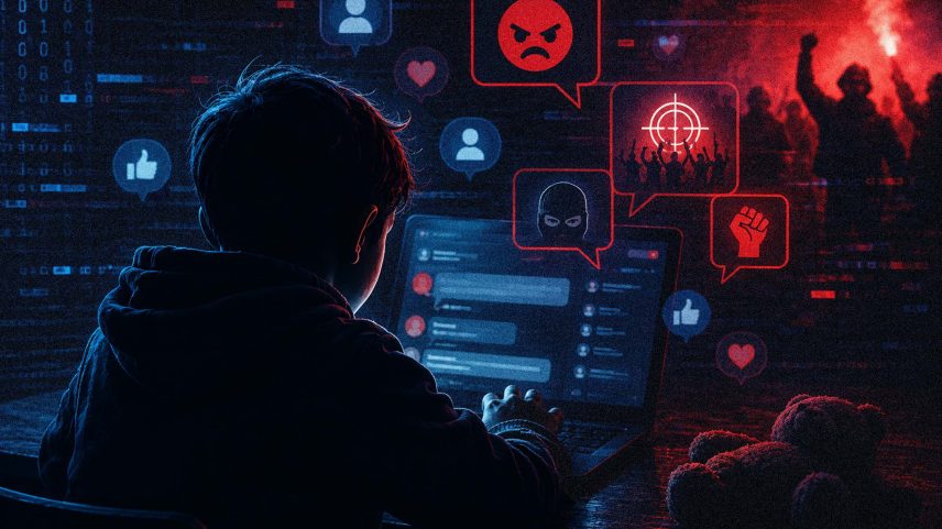 Monitoramento identifica crianças de 9 anos em grupos extremistas