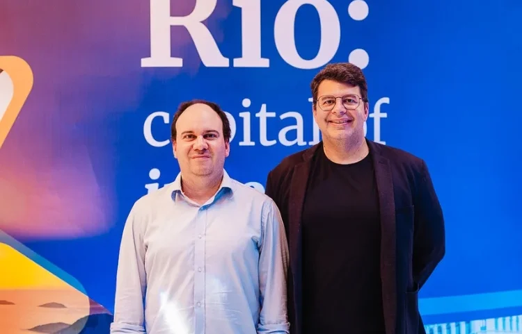 Marcel Balassiano, Subsecretário Municipal de Desenvolvimento Econômico do Rio de Janeiro e Daniel Barros, CEO do Maravalley: estímulo aos negócios a partir das startups (Paulo Aragon/Divulgação)