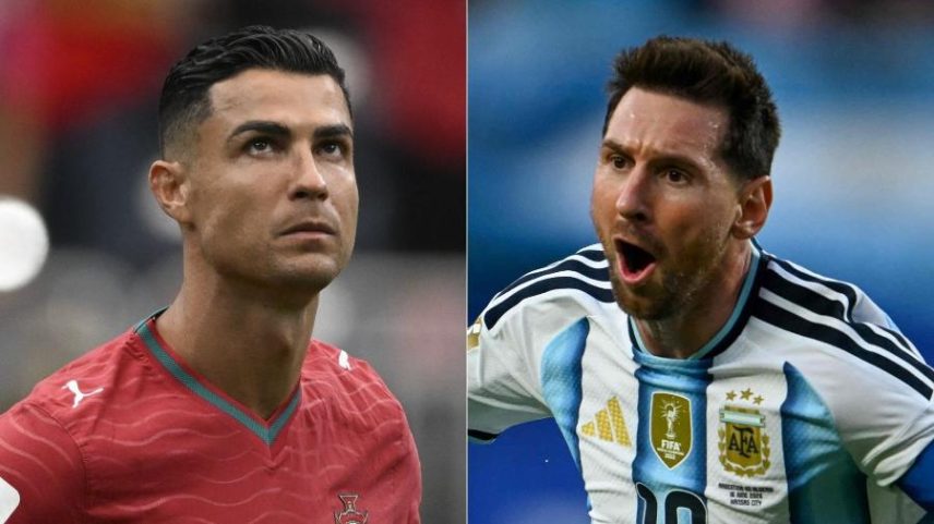Cristiano Ronaldo e Messi estrearam na Copa do Mundo