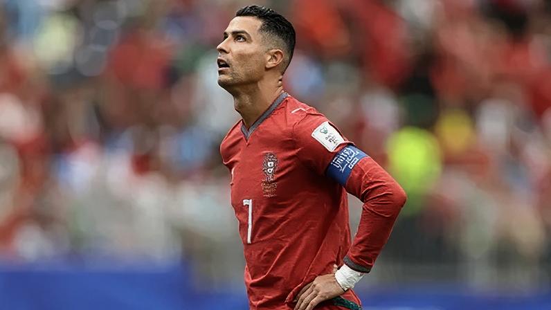 Cristiano Ronaldo, jogador da Seleção de Portugal, durante confronto contra RD Congo, pela Copa do Mundo