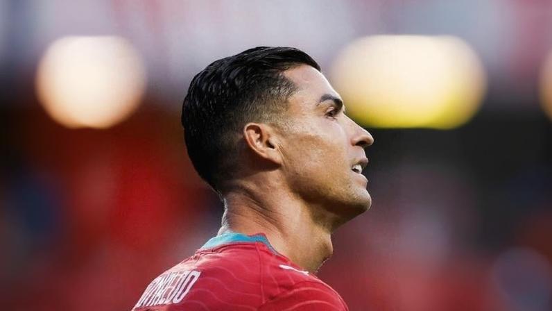 Cristiano Ronaldo em atuação no amistoso entre Portugal e Nigéria