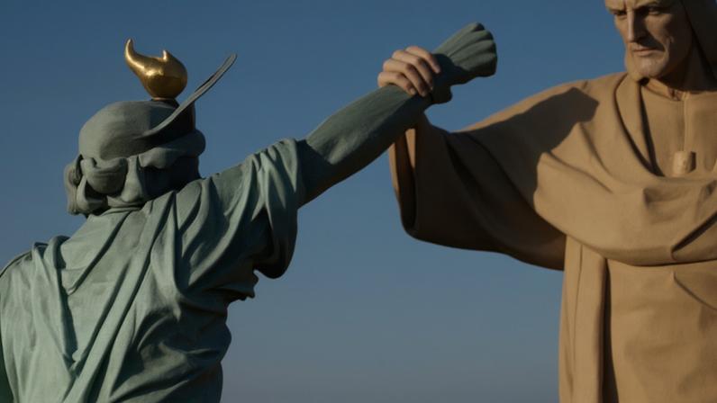 Cristo bate na Estátua da Liberdade: Irã faz vídeo em IA para provocar EUA