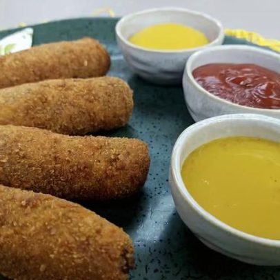Croquete de carne cremoso à moda alemã da Talitha Morete