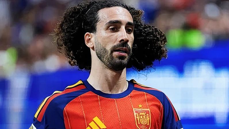 Marc Cucurella, da Espanha, em campo pela Copa do Mundo