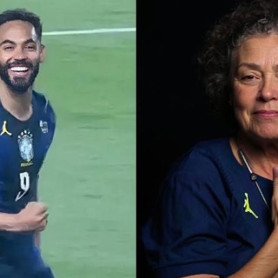 Mãe de Matheus Cunha se emociona com gols do filho contra o Haiti