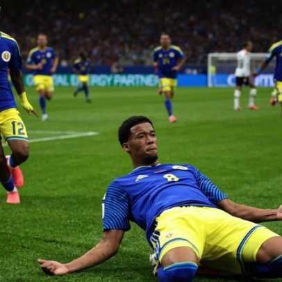Curaçao marca seu primeiro gol em Copas contra a Alemanha
