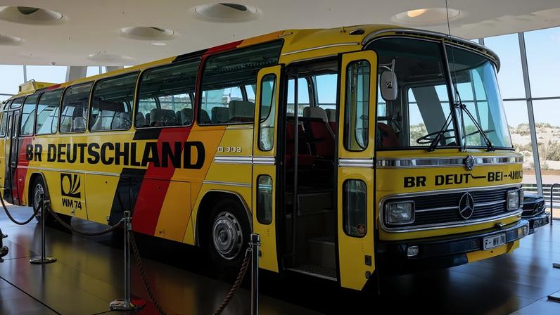 Ônibus da Copa do Mundo de 1974 — Foto: Divulgação
