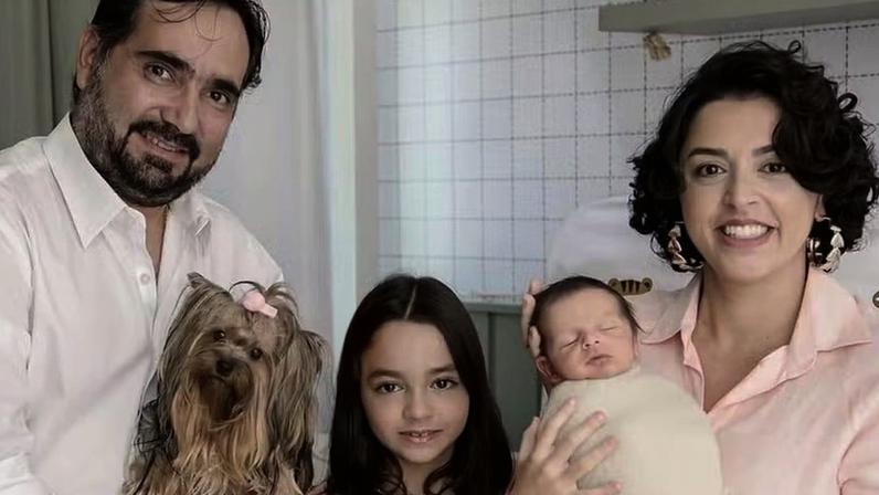 Ana Paula já era mãe de uma menina quando começou a planejar a segunda gestação e descobriu o câncer