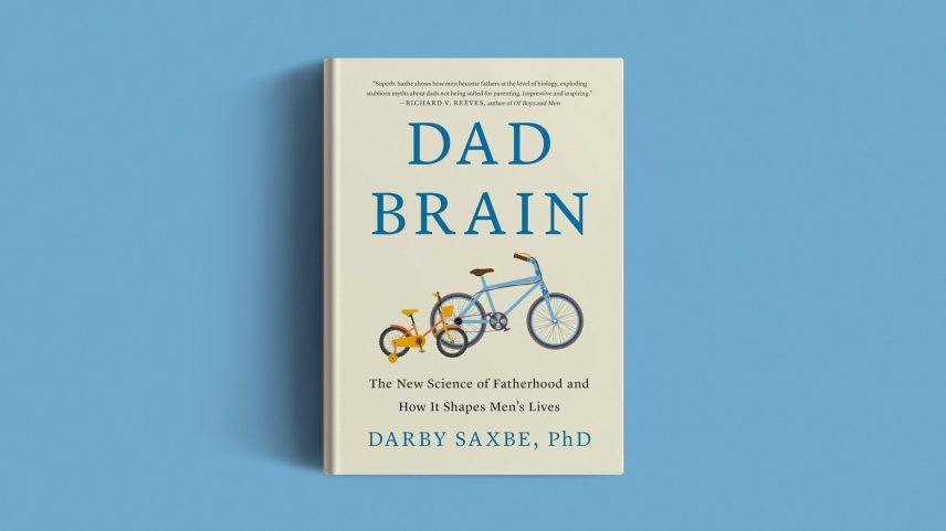 A book on a blue background