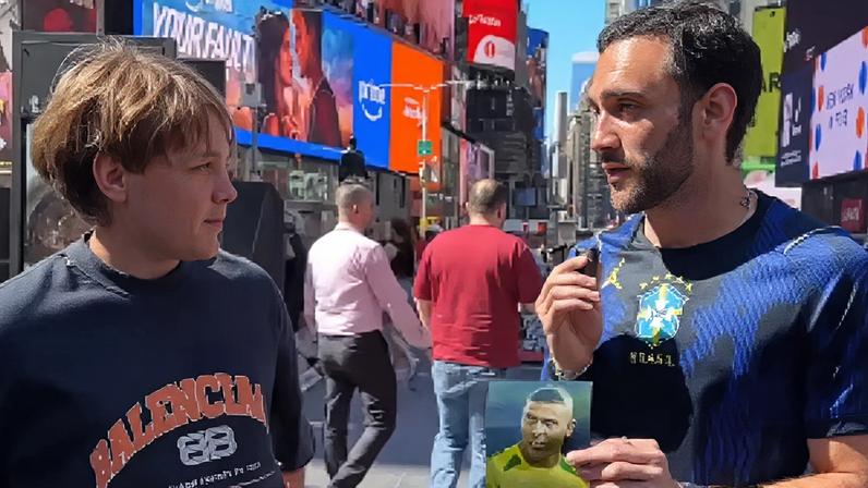 Davi Lucca não foi reconhecido pelo influenciador venezuelano Futcrunch