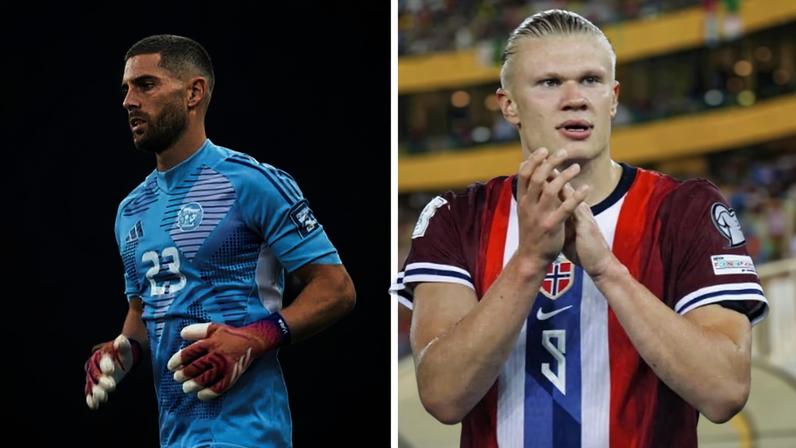 Luca Zidane e Haaland pelas suas respectivas seleções (Foto: Reprodução)