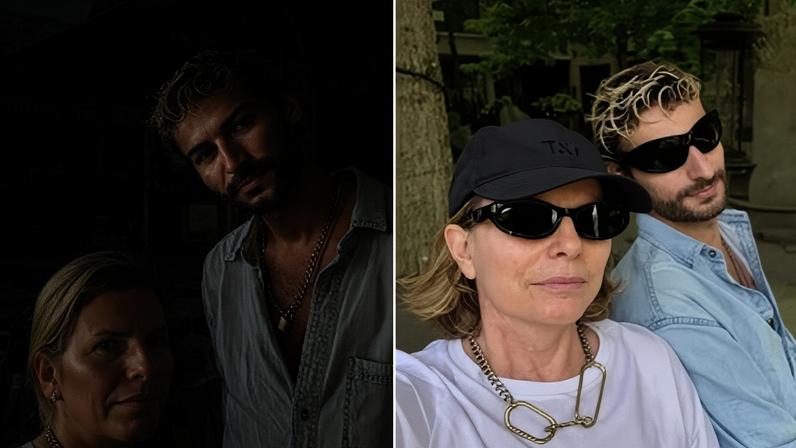 Debora Bloch abre álbum de fotos ao lado do filho em Londres