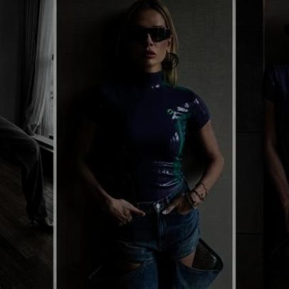 Deborah Secco faz sessão de fotos de latex antes de Brasil x Haiti