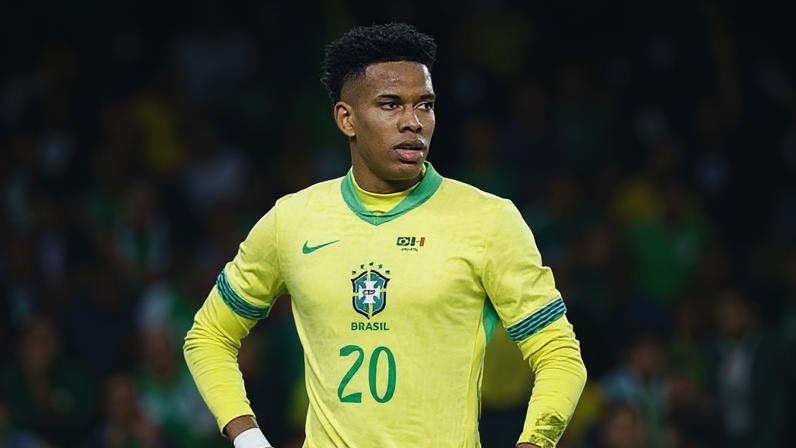 Estêvão na Seleção Brasileira (Foto: @rafaelribeirorio/CBF)