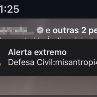 Alerta falso no celular: governo e oposição rivalizam posições na web
