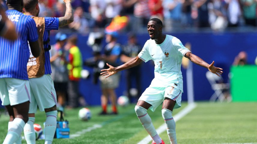 Dembelé - Noruega x França - Copa do Mundo — Foto: IMAGN IMAGES via Reuters/Winslow