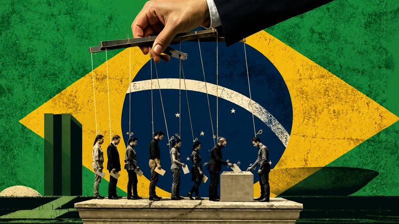 Nenhuma democracia sobrevive apenas da repetição da palavra “democracia”, enquanto liberdade, confiança pública e coesão nacional se deterioram silenciosamente. (Foto: Imagem criada utilizando Open AI/Gazeta do Povo)