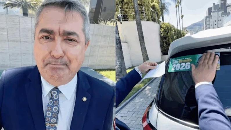 Mendonça arquiva ação do PT sobre vídeo de deputado que apoia Flávio