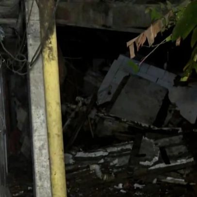 Homem morre soterrado em desabamento de imóvel durante chuva em SP