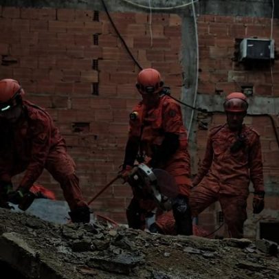 Casa desaba no Rio de Janeiro e deixa duas crianças desaparecidas