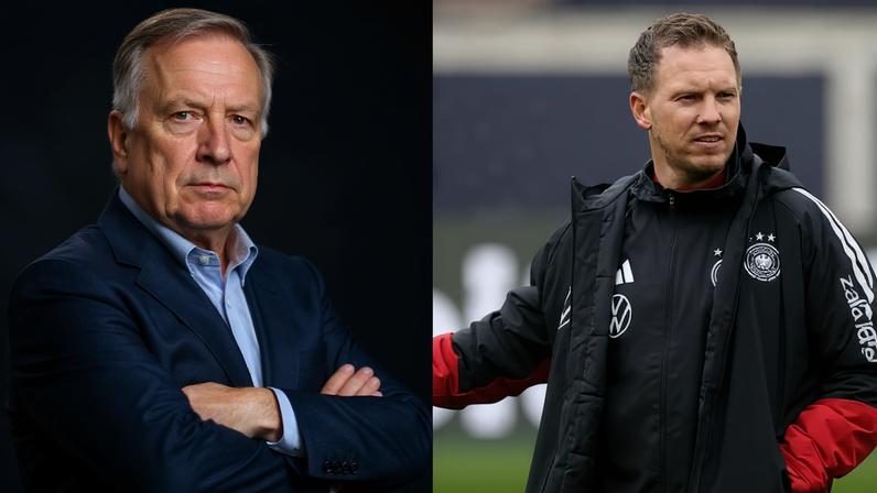 Dick Advocaat, técnico de Curaçao, e Julian Nagelsmann, da Alemanha.