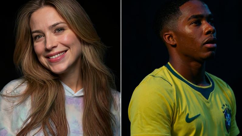 Atriz elogiou o jogador e reforçou pedido para que fosse escalado