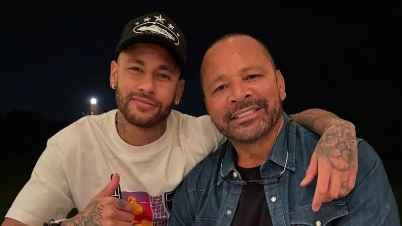 Neymar e o pai