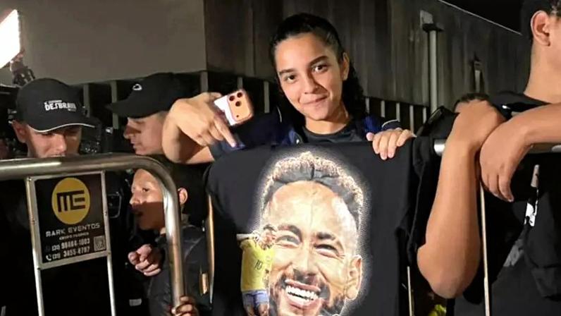 Fã de Neymar na despedida da Seleção Brasileira