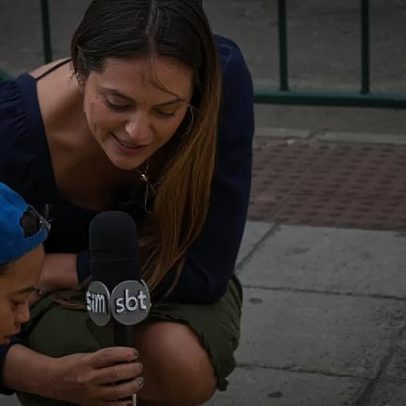 Garoto surpreende repórter em entrevista ao SBT: 'Não é a Globo, mas tá bom'