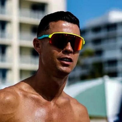 Cristiano Ronaldo exibe físico musculoso em foto de treino com Portugal