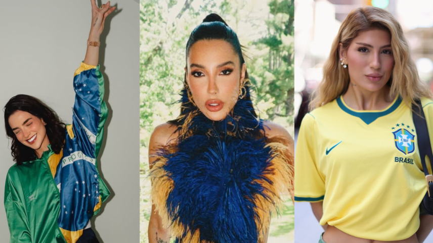 Esposas dos jogadores apostam em looks ousados pra jogo do Brasil