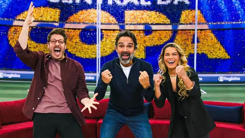 Fábio Porchat, Tadeu Schmdit e Tamires apresentam o Central da Copa