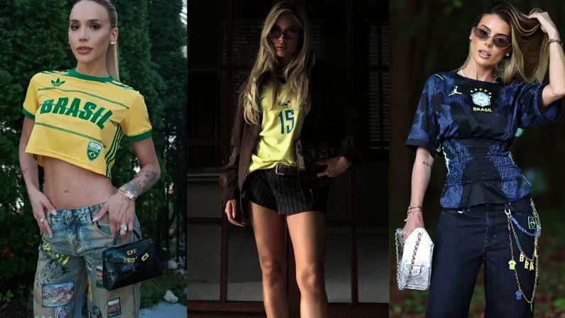 Looks da esposas dos jogadores para o segundo da Seleção