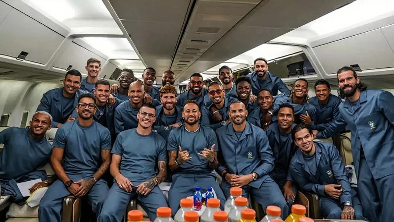 Léo Nannetti chamou a atenção na delegação da Seleção